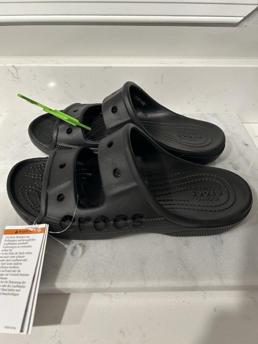Crocs Men's and Women's Sandals - Baya Sandals, Waterproof Shower Shoes M6 W8 - Picture 5 of 6